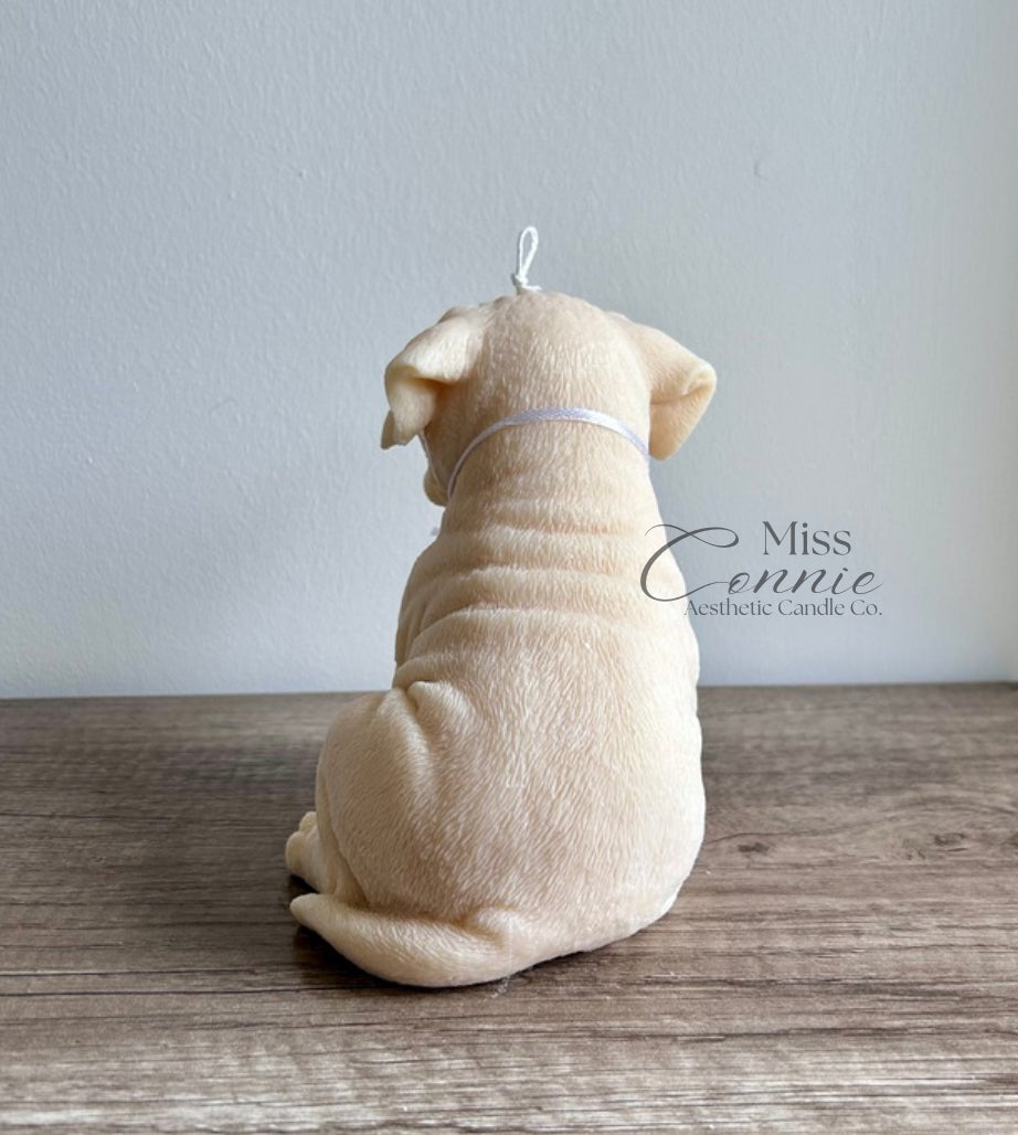 Staffordshire Bull Terrier Puppy Dog Candle