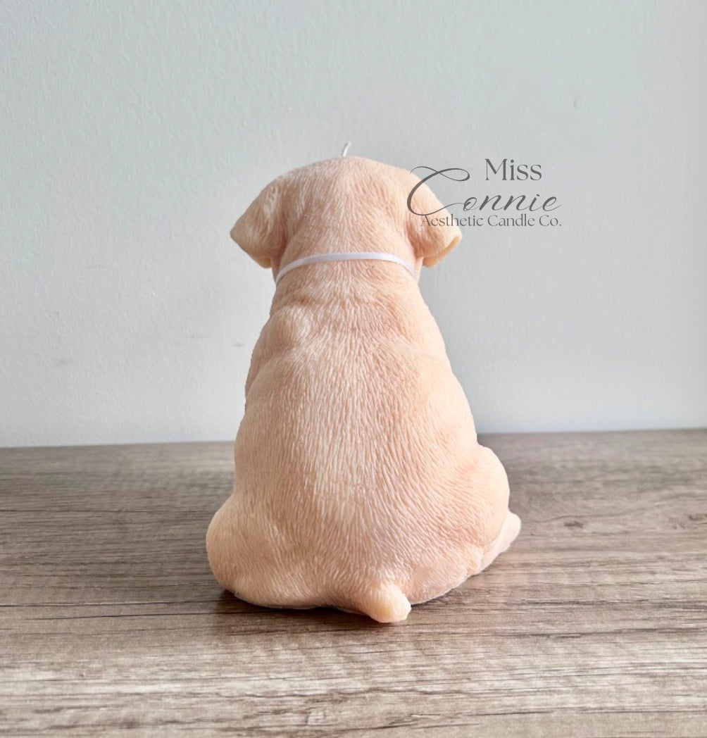 Rottweiler Puppy Dog Candle
