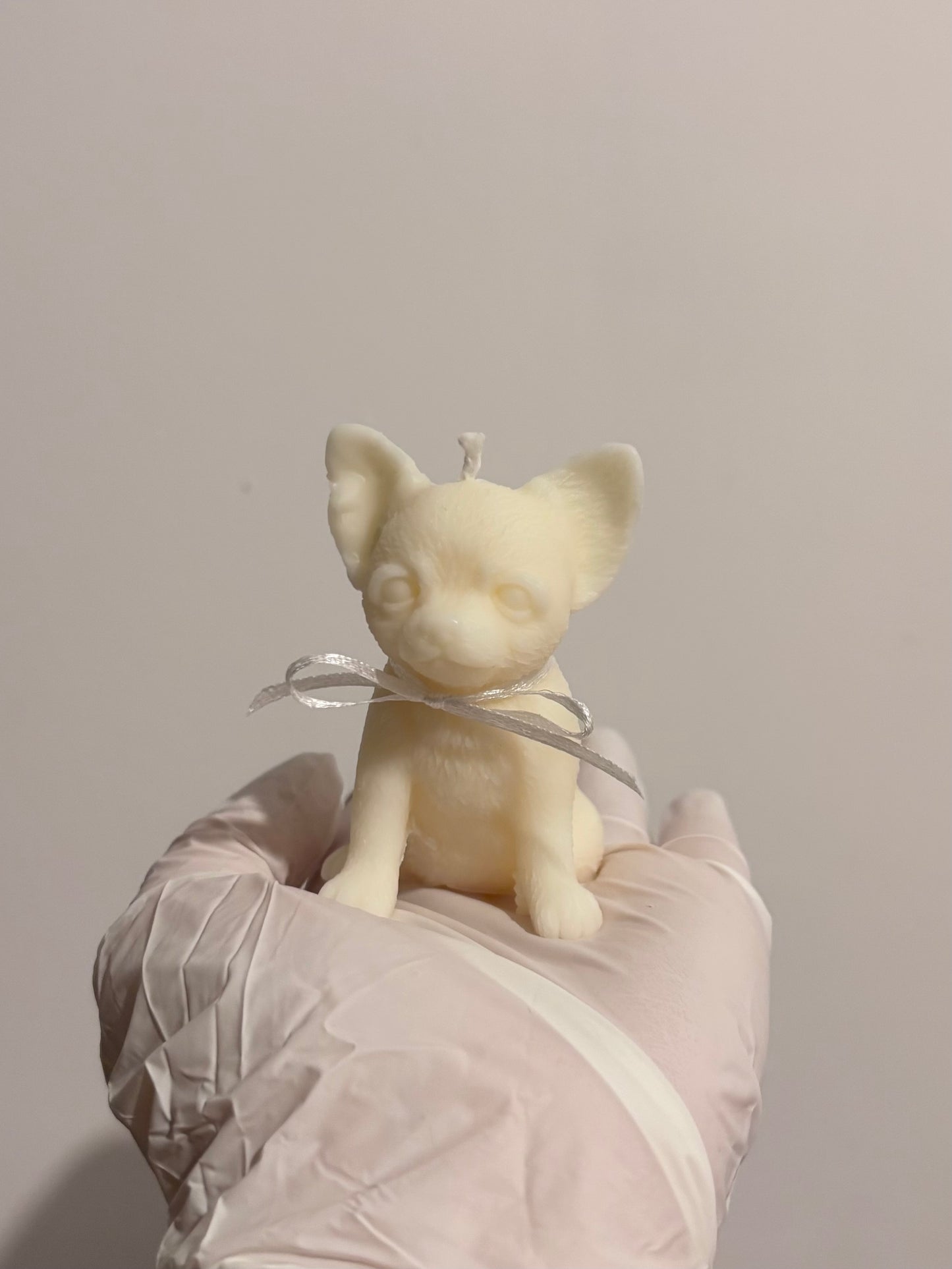 Chihuahua Puppy Dog Candle - Miniature Collection