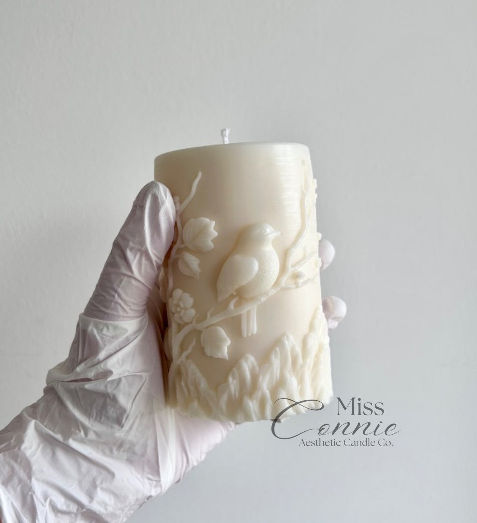 Spring Pillar Candles