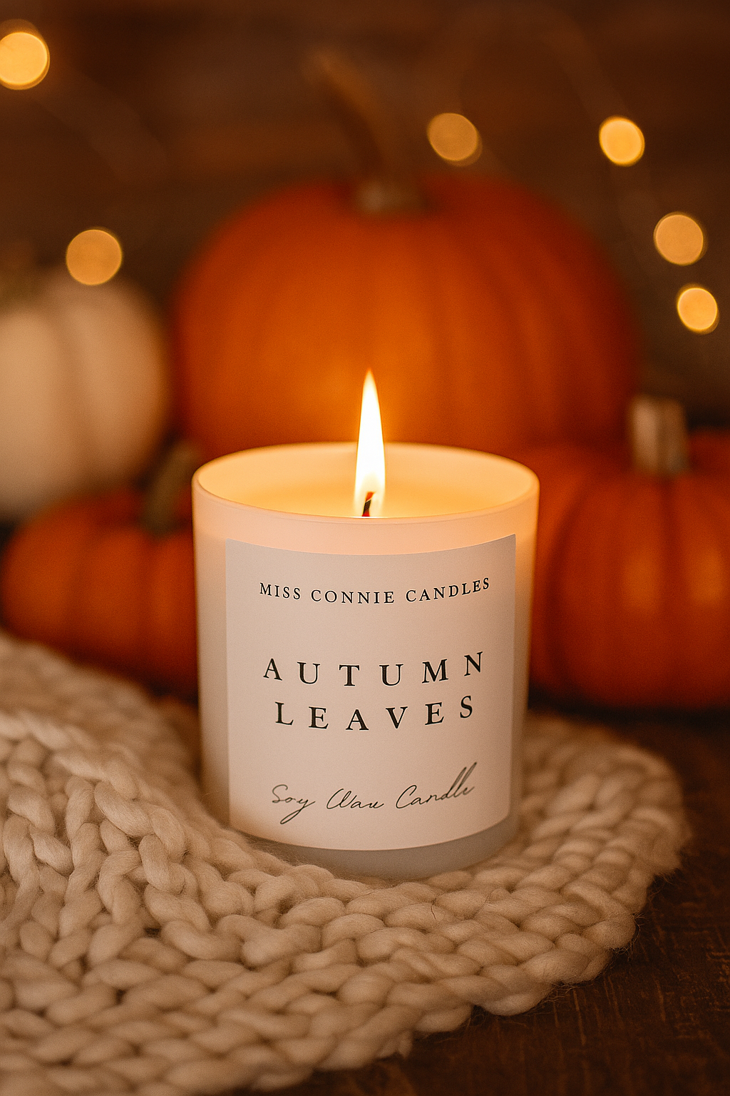 Autumn Leaves Candle