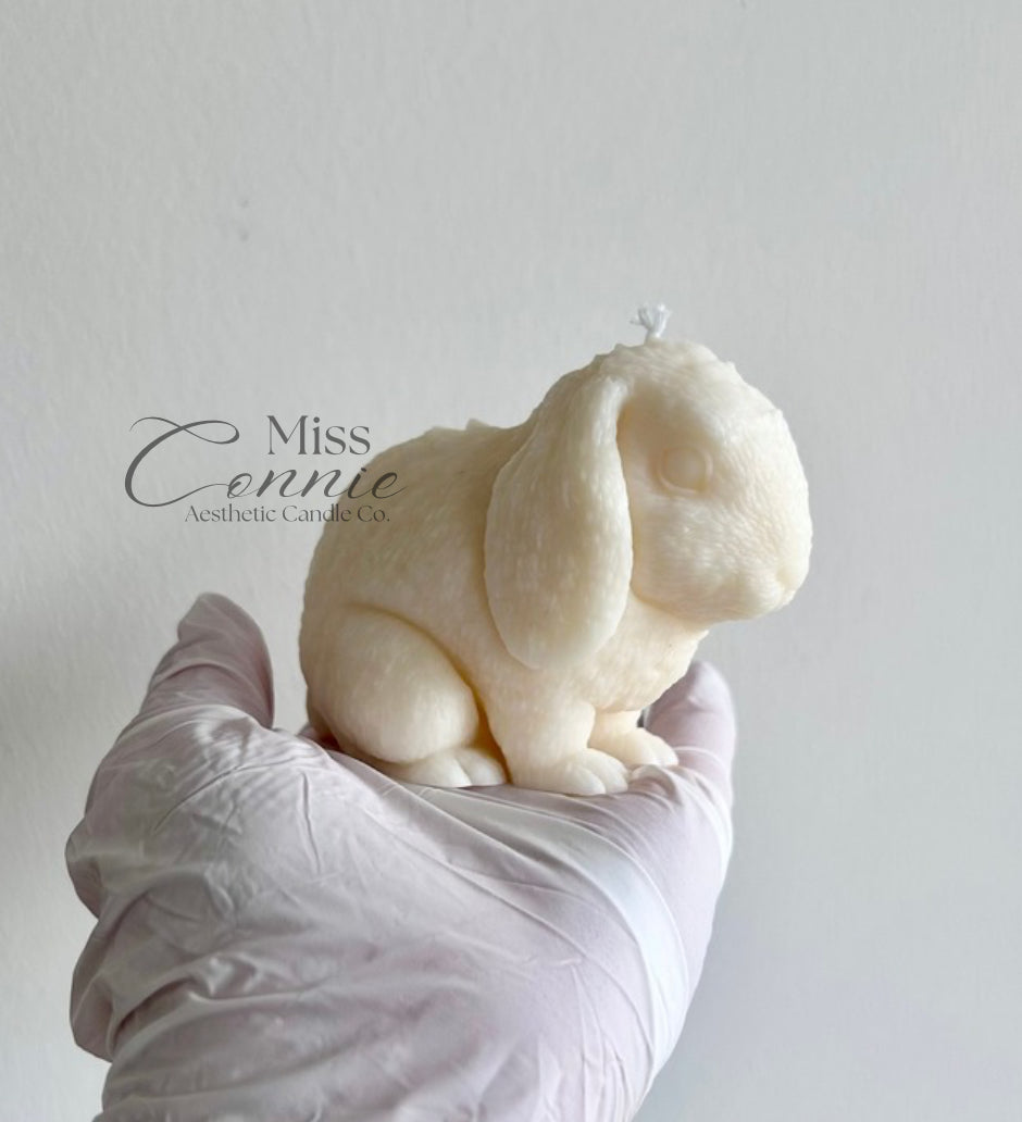 Flopped Eared Bunny Rabbit Candle