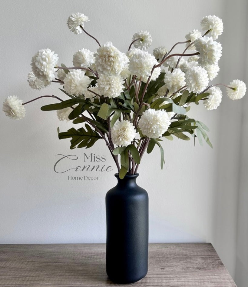 Milk Bottle Vase - Matt Black