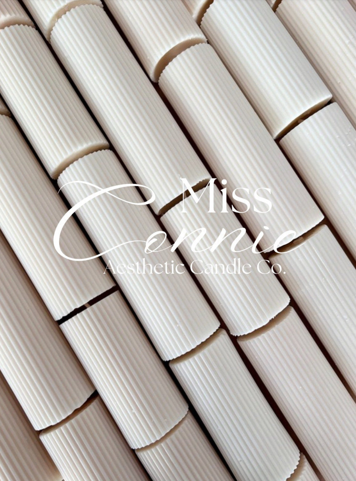 Ribbed Pillar Candles | Wholesale Events