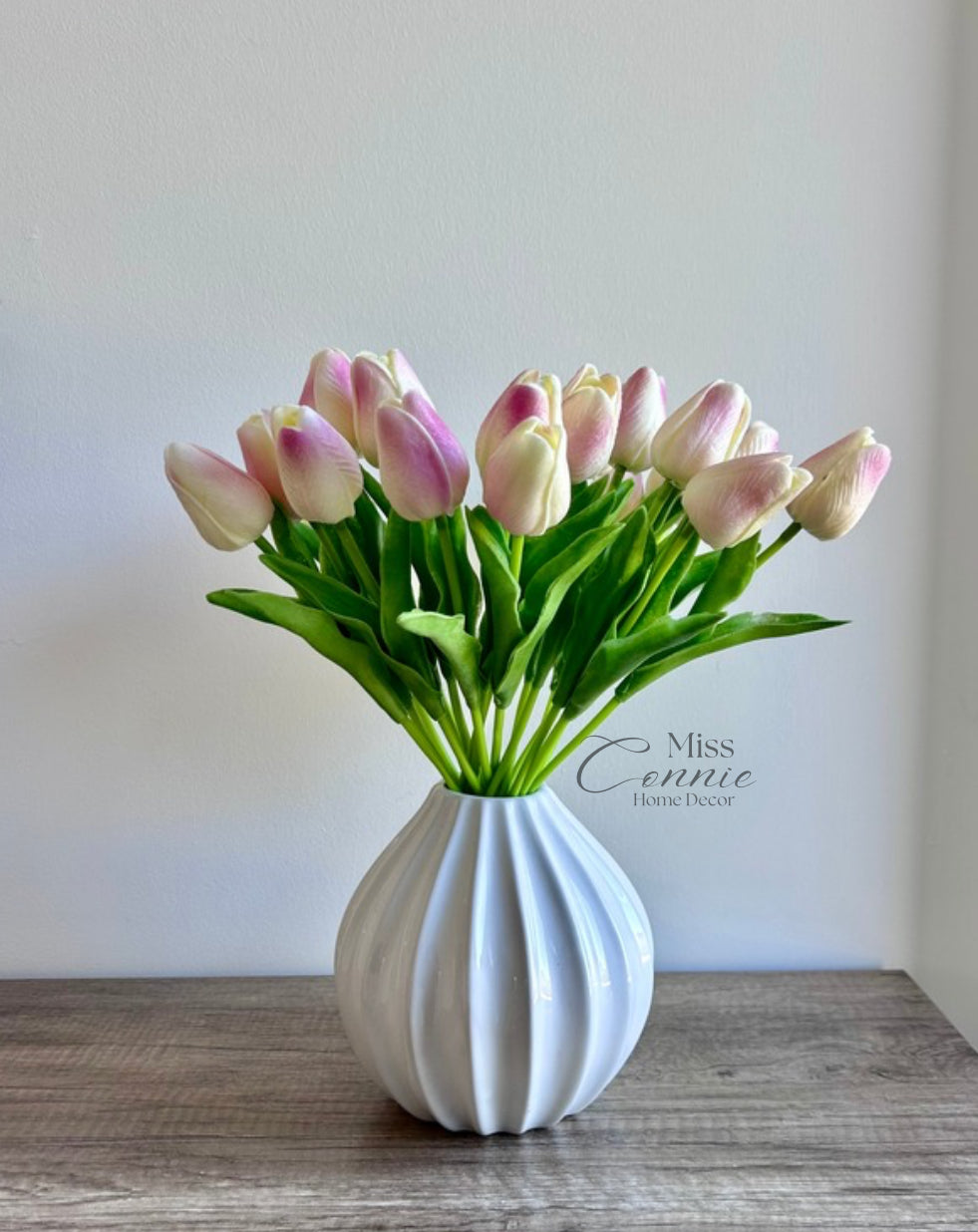 Faux Tulips - Blush (25 Stems)