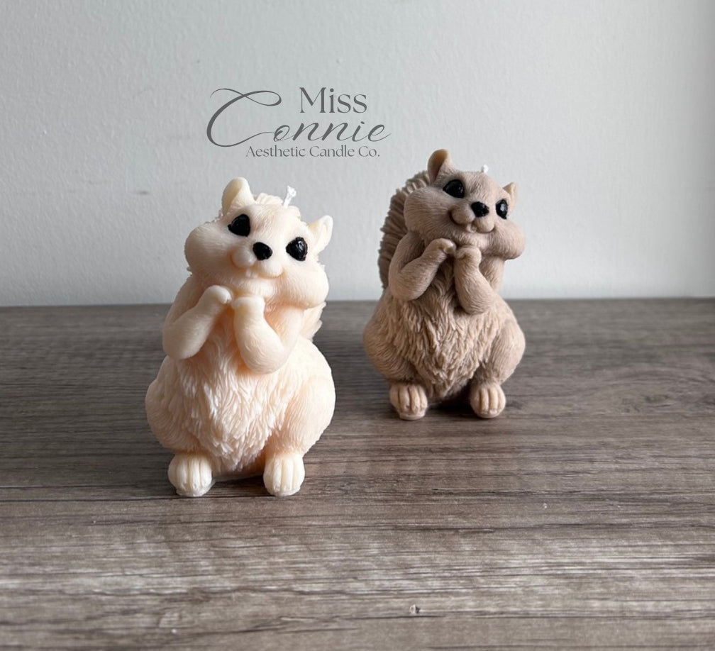 Nutkin Squirrel Candle
