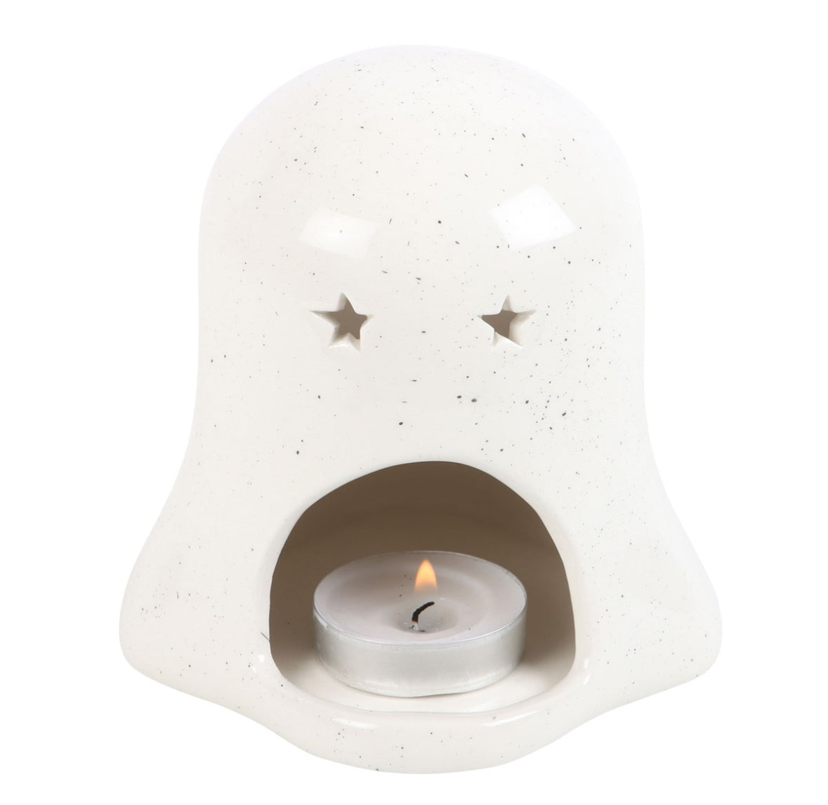 Pumpkin Ghost Tea Light Holder