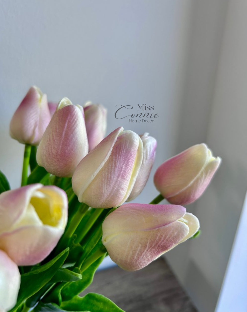 Faux Tulips - Blush (25 Stems)