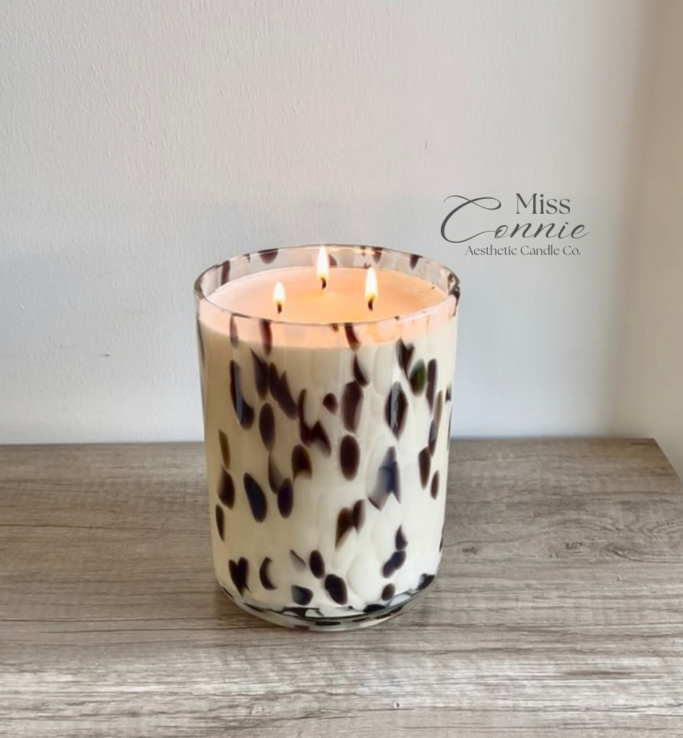 XL Dalmatian Confetti Candle