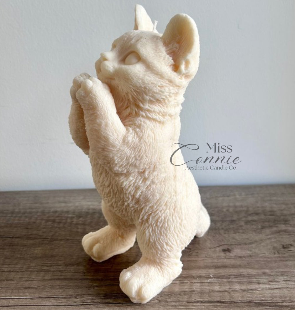 Standing Cat Candle