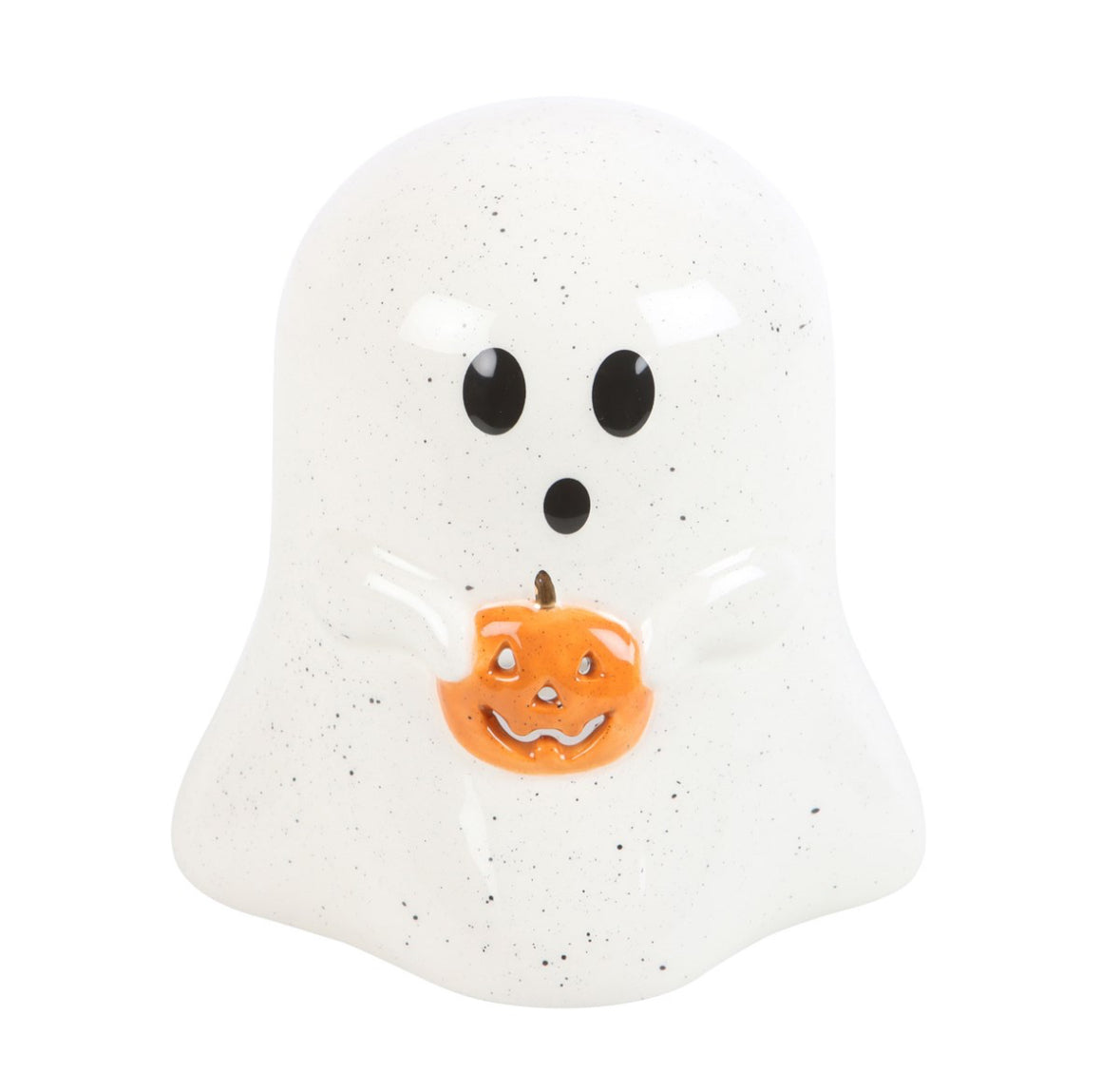 Pumpkin Ghost Tea Light Holder