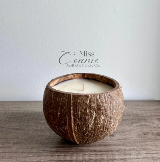 Coconut Shell Candle - Seychelles
