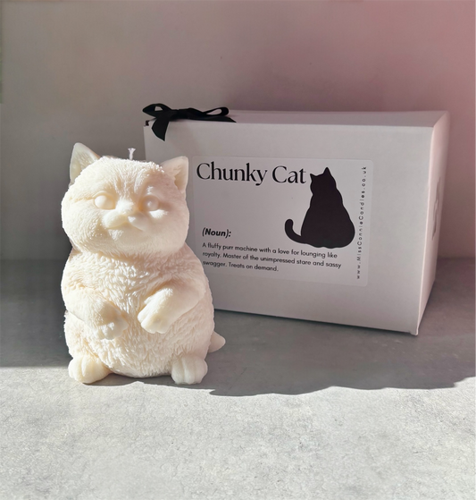 Chunky Cat Candle