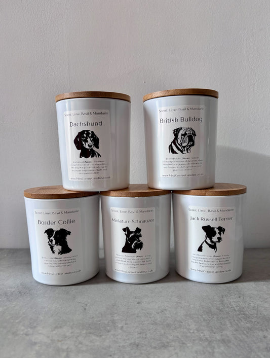 Dog Breed Candle