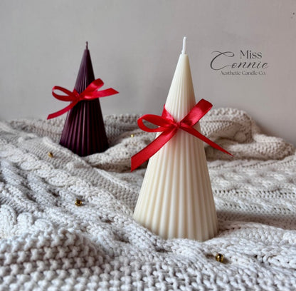 Christmas Cone Tree Candle