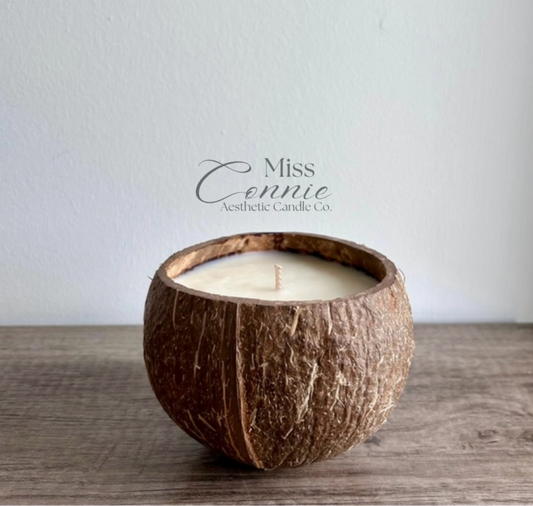 Coconut Shell Candle - Hawaiian Tan Lotion