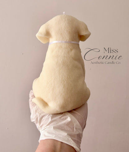 Labrador Puppy Dog Candle - Large