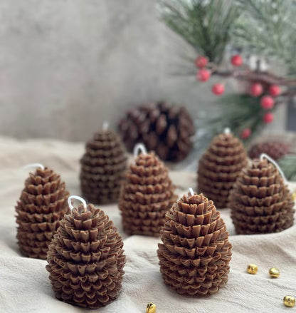 Pinecone Candle