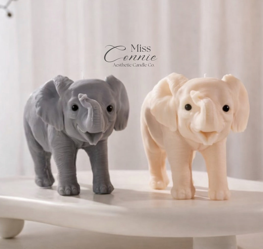 Elephant Large Candle