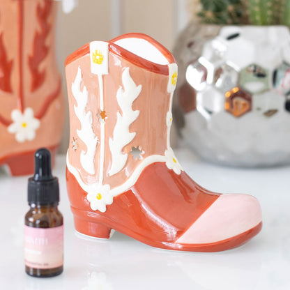 Cowboy Boot Wax Burner