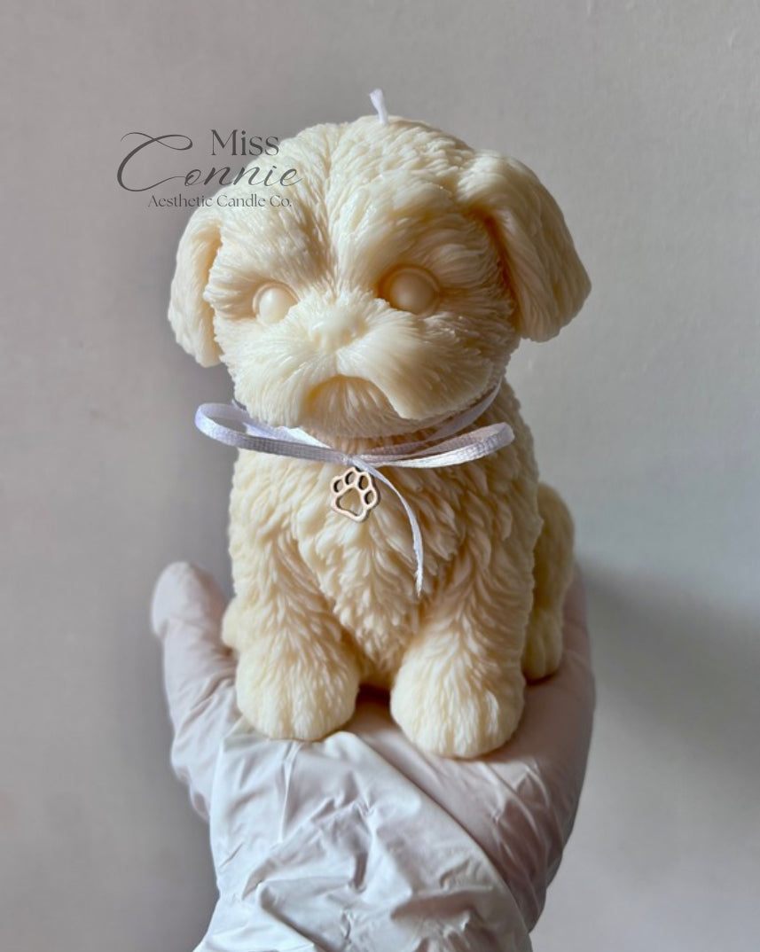 Shih Tzu Puppy Dog Candle