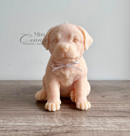 Rottweiler Puppy Dog Candle