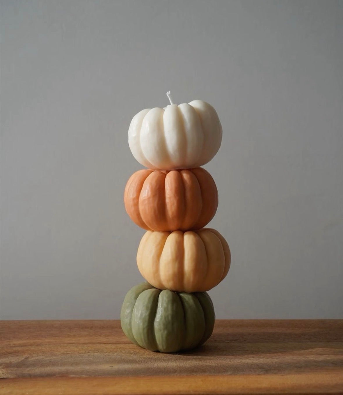 Pumpkin Shaped Candles