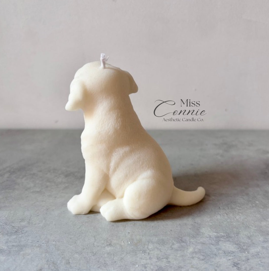Labrador Puppy Dog Candle - Miniature Collection