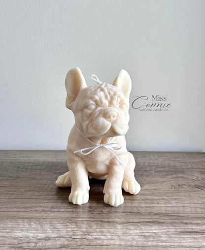 French Bulldog Puppy Dog Candle
