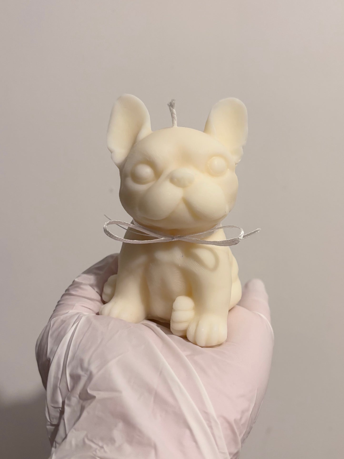 French Bulldog Puppy Dog Candle - Miniature Collection