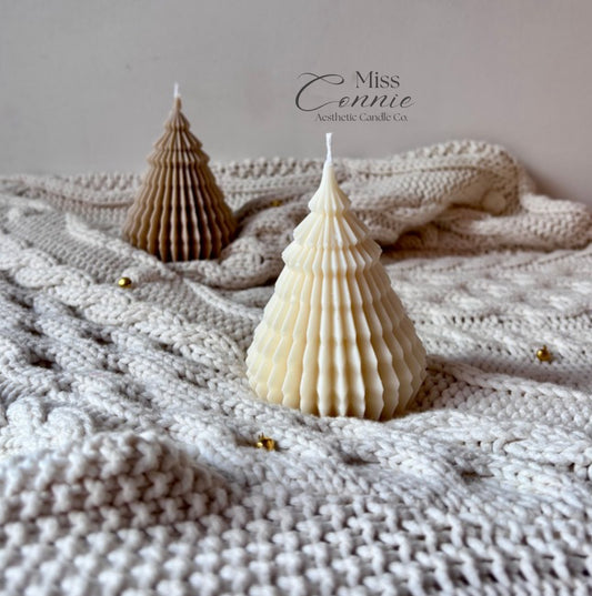 Origami Christmas Tree Candle