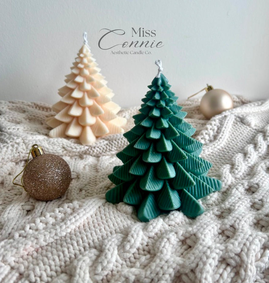 Large Christmas Tree Candle