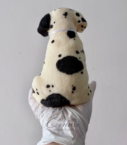 Dalmatian Puppy Dog Candle