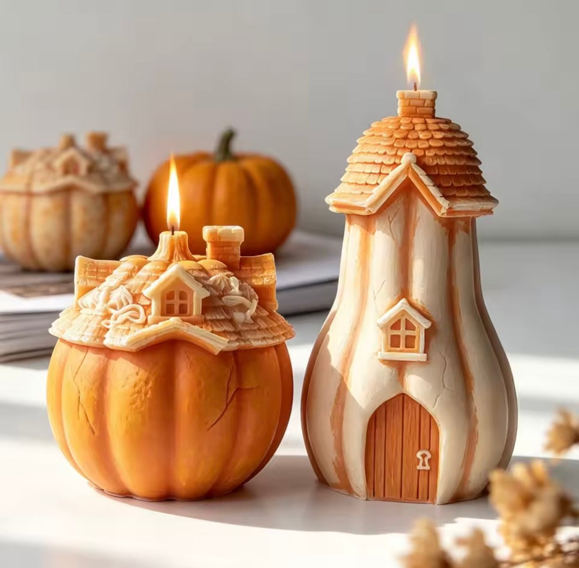 Pumpkin Squash Cottage Candles