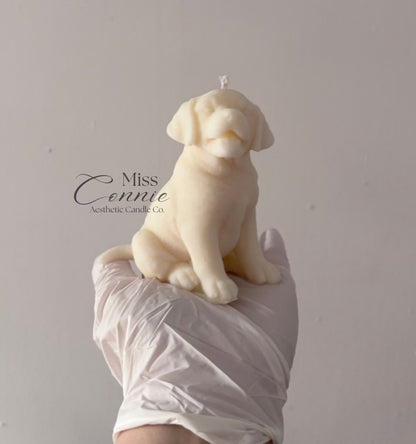 Labrador Puppy Dog Candle - Miniature Collection