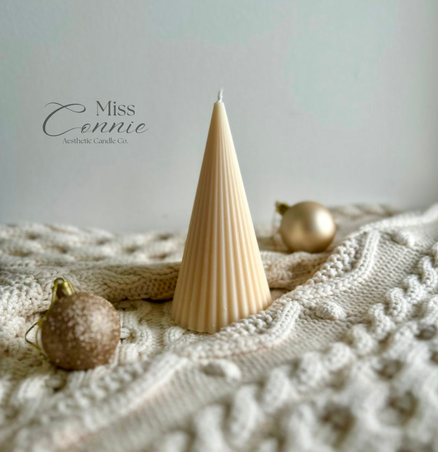 Christmas Cone Tree Candle