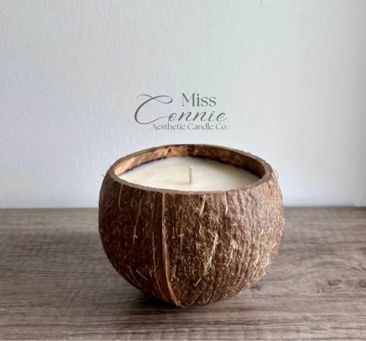 Coconut Shell Candle - Waikiki Beach