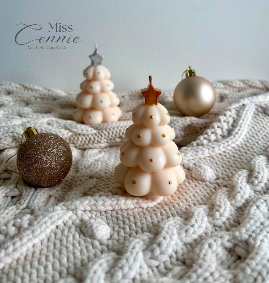 Star Christmas Tree Candle