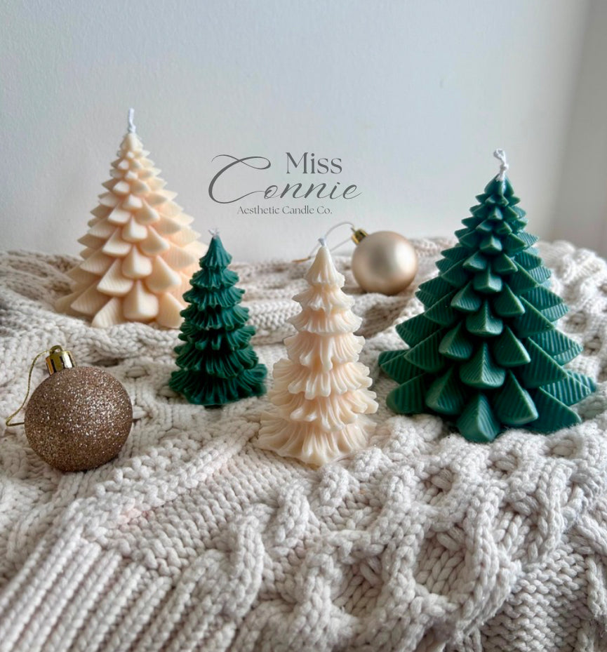 Large Christmas Tree Candle
