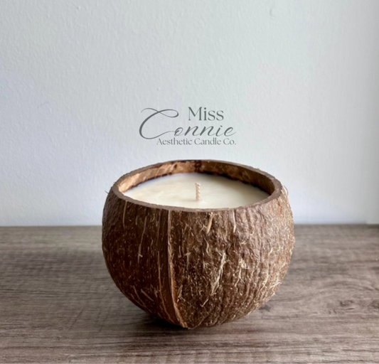 Coconut Shell Candle - Caribbean Coconut
