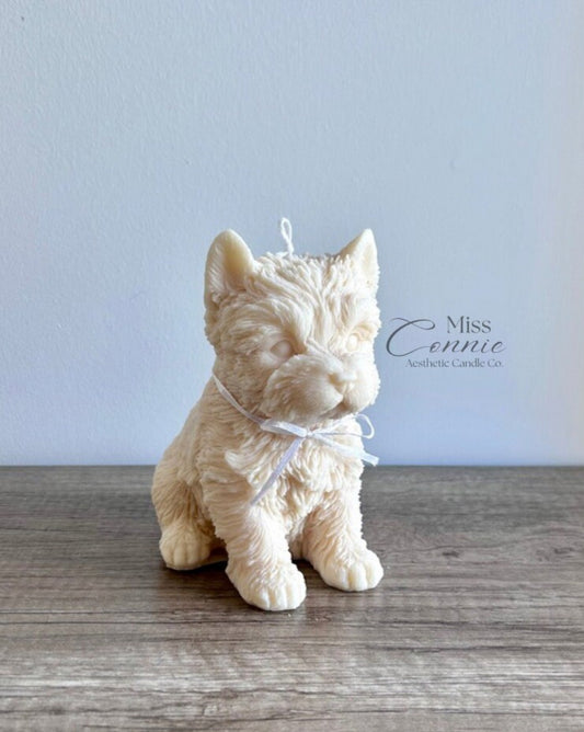 Cairn Terrier Puppy Dog Candle