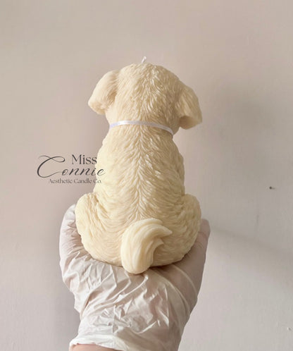 Lhasa Apso Puppy Dog Candle