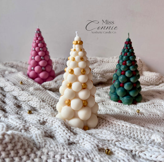 Bubble Christmas Tree Candle