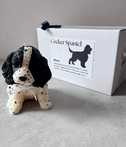 Cocker Spaniel Puppy Dog Candle