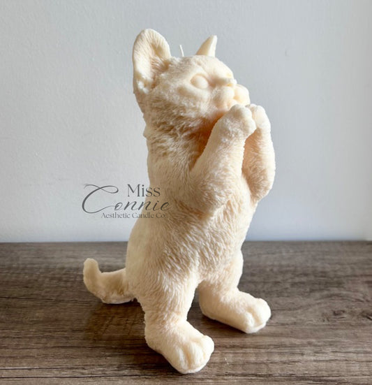 Standing Cat Candle