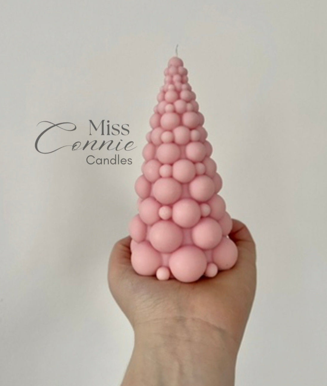 Bubble Christmas Tree Candle