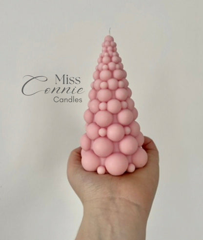 Bubble Christmas Tree Candle