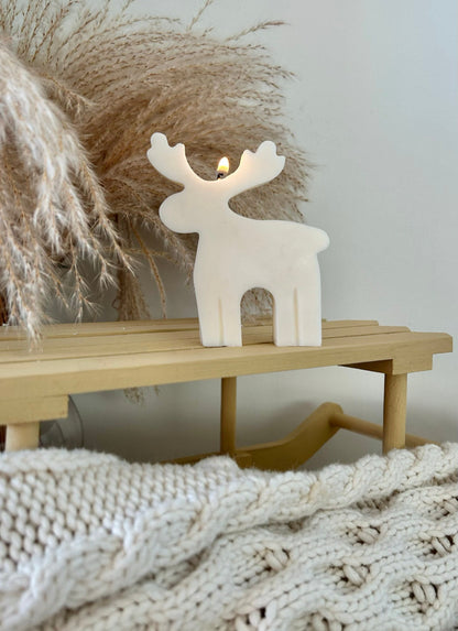 Reindeer Candle