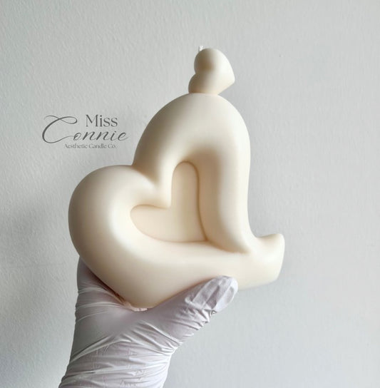 Large Heart Candle