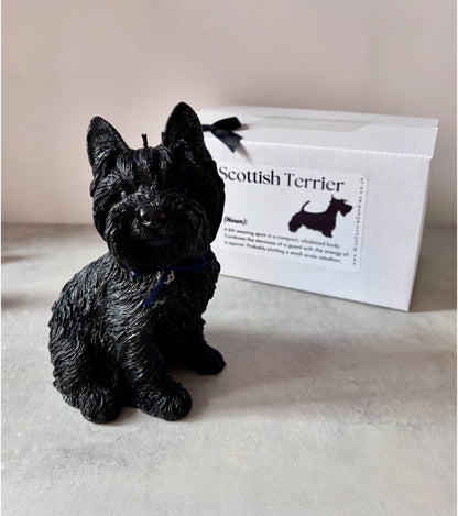 Scottish Terrier Puppy Dog Candle